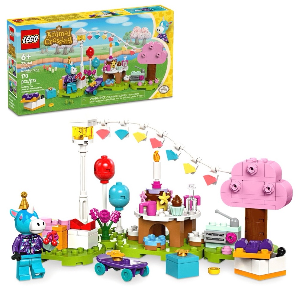 LEGO Animal Crossing Julian’s Birthday Party with Unicorn Minifigure 77046
